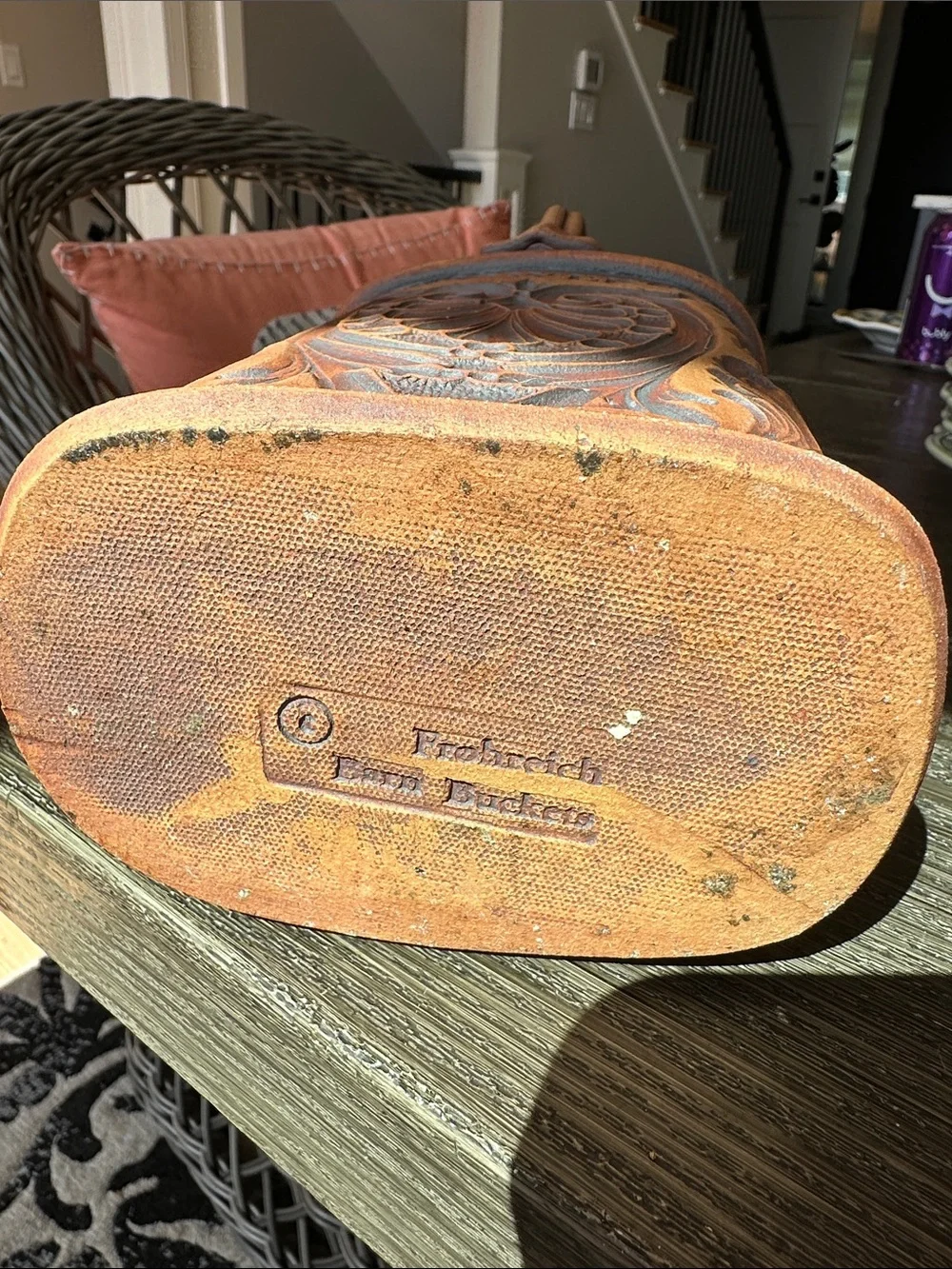 Frohreich Barn Bucket Red Clay Oregon 13x4.5 excellent and fun